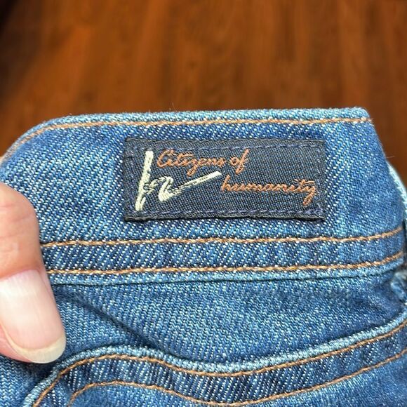 Citizens of Humanity by Jerome Dahan Ingrid #002, low waist flare Blue Jeans, 29 - Picture 9 of 16